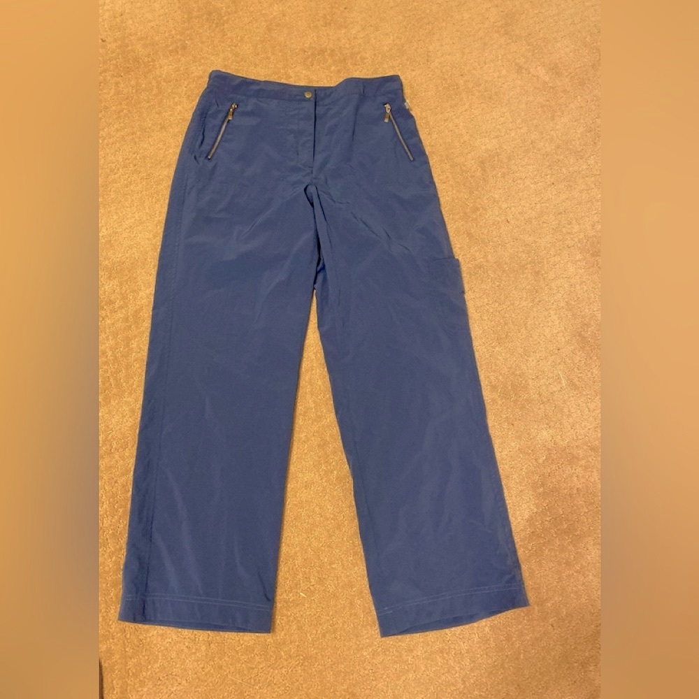 Chicos - Zenergy blue scrub nurses high rise pants, Size: L = Chicos 2